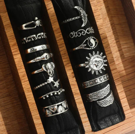 Personalized Retro Trendy Ring with Embossed Design