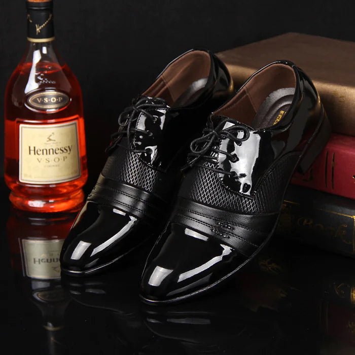 Men's Casual Pointed Leather Shoes