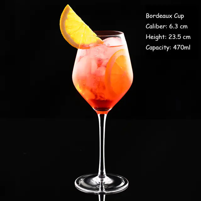 Wine Glass Set of 5 Elegant Drinking Cups