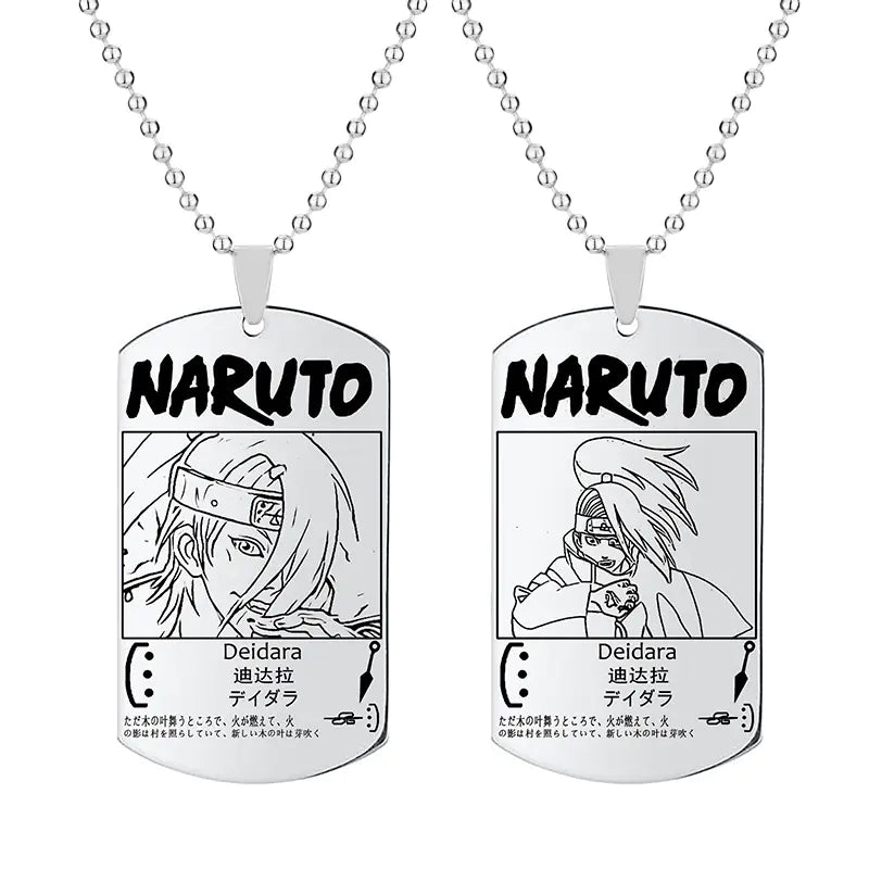 Collier Naruto Anime avec Pendentif Porte-clés Cadeau