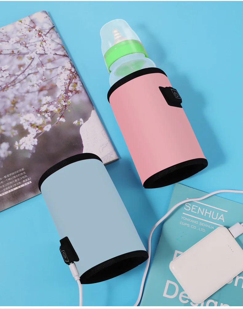 Chauffe-biberon USB avec manchon chauffant portable