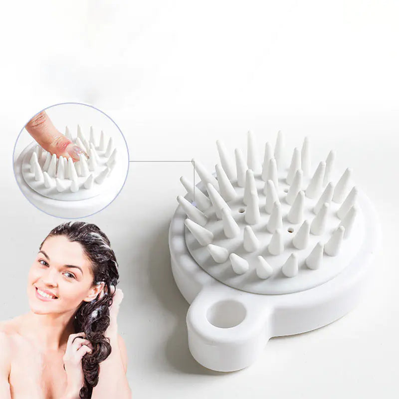Outil de Massage pour Shampooing Doux en Silicone Japonais
