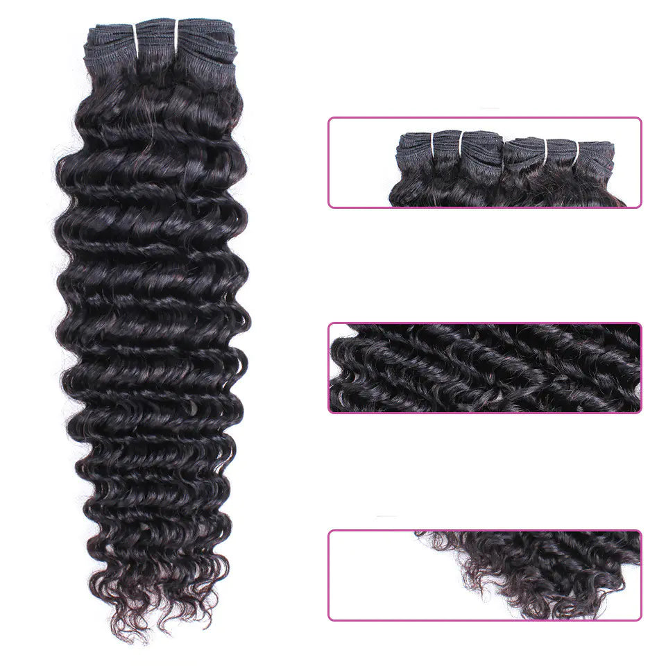Natural Color Brazilian Wig with Hair Curtain Design