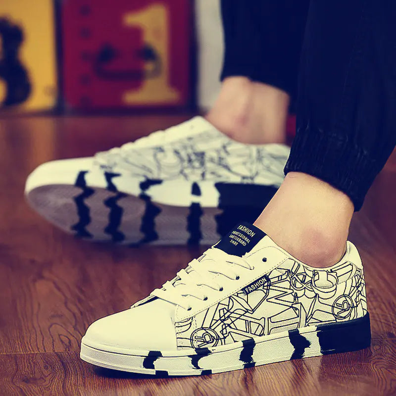 Men's Casual Canvas Skate Shoes