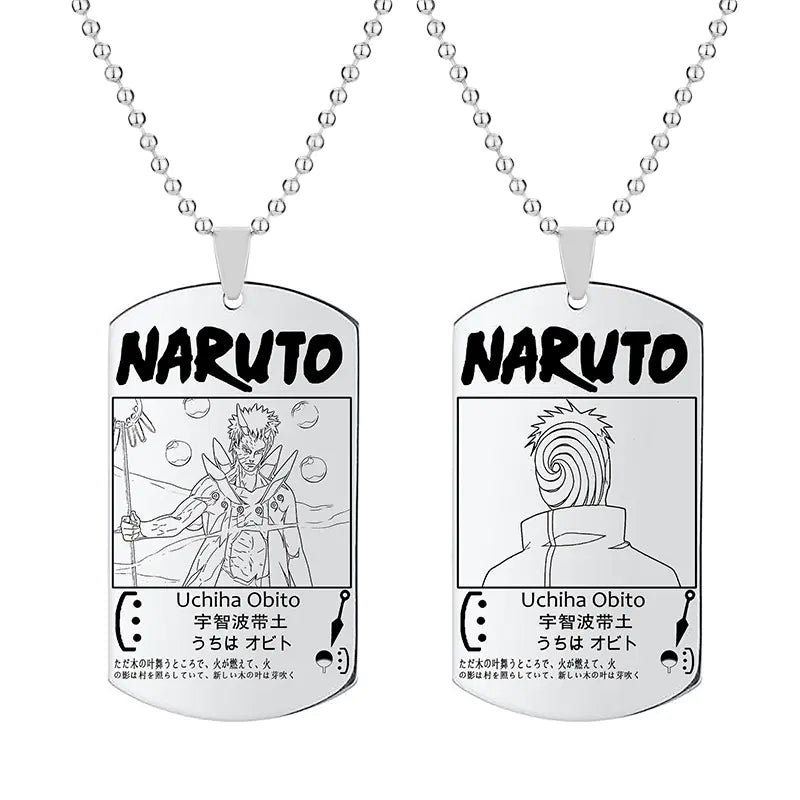 Collier Naruto Anime avec Pendentif Porte-clés Cadeau