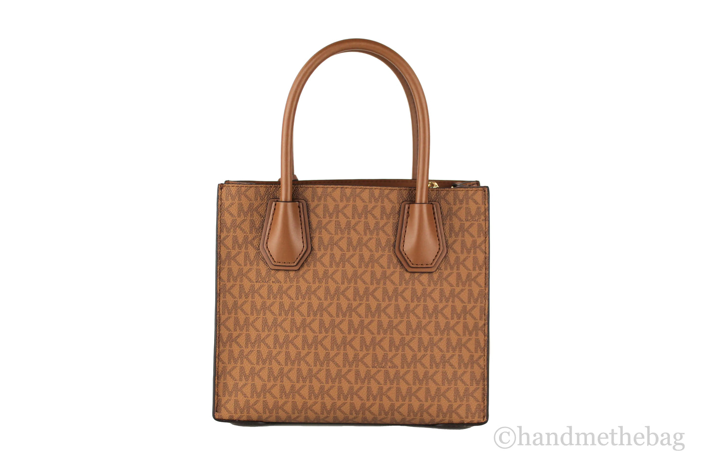 Michael Kors Mercer Medium Luggage Multi Leather Messenger Crossbody Handbag