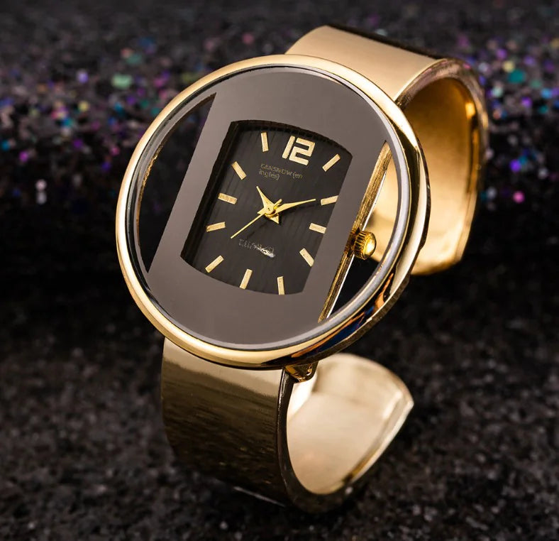 Fashionable Women's Steel Band Quartz Watch Bracelet