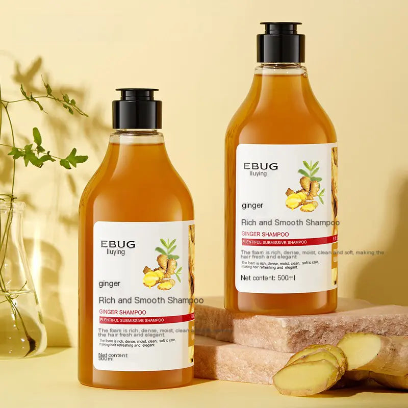 Shampooing au Gingembre 500ml et Après-shampoing He Shou Wu