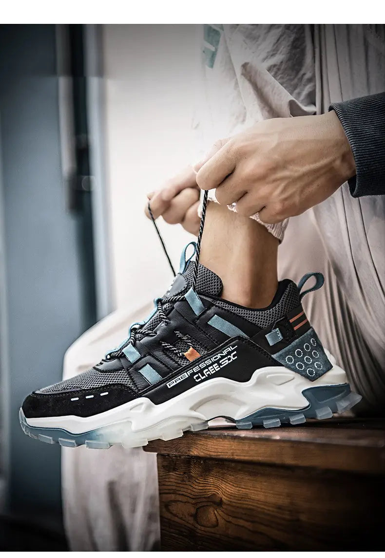 Fashion Casual Men's Shoes - Comfortable Dad Sneakers