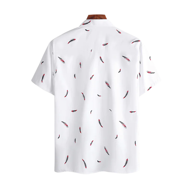 Harajuku Hawaiian Beach Casual Men's Shirt