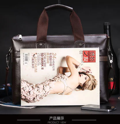 Men's Fashion Business Shoulder Bag - Crossbody Laptop Bag