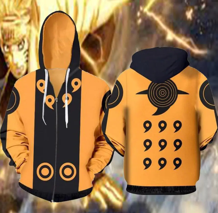 Naruto Jacket Style Hoodie
