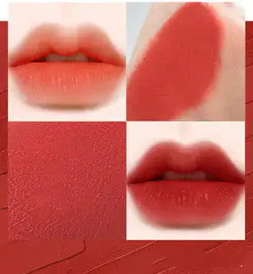 Rouge à Lèvres Non-Collant dans un Tube Doré en Spirale - Longue Tenue