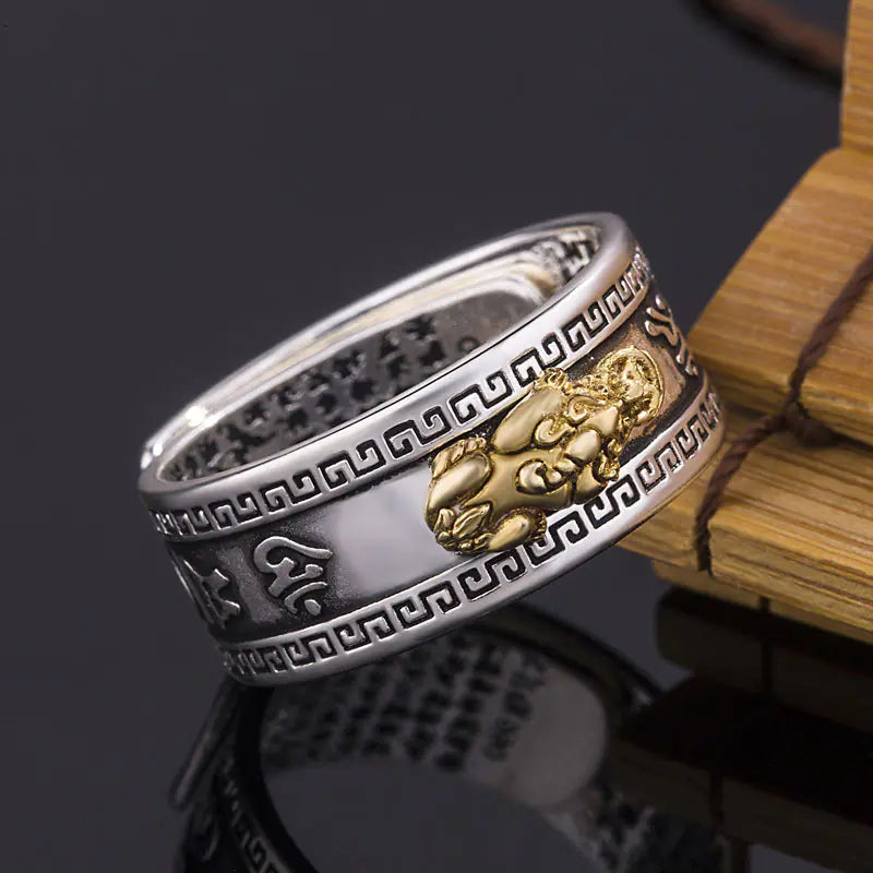 Vintage Pixiu Ring for Men