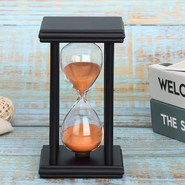 Vintage Wooden Hourglass