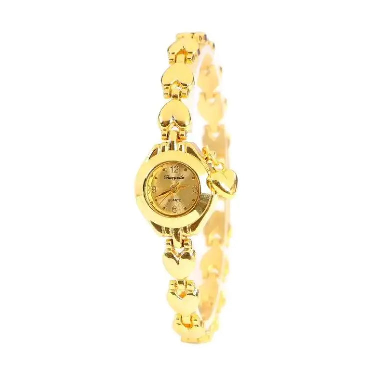 Montre Femme Bracelet Cœur en Acier Quartz