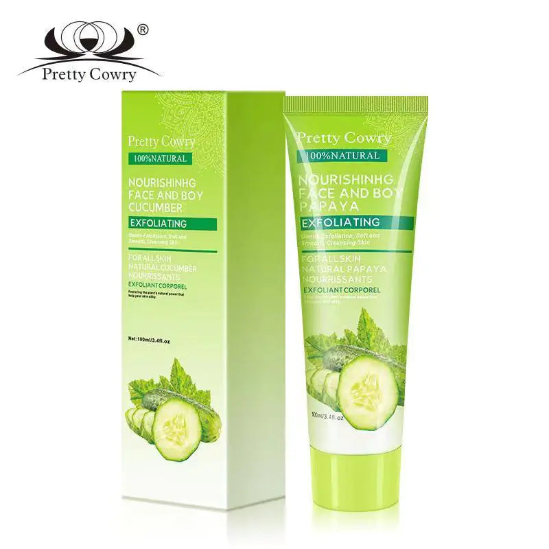 Pretty Cowry Papaya Coconut Cucumber Exfoliating Gel