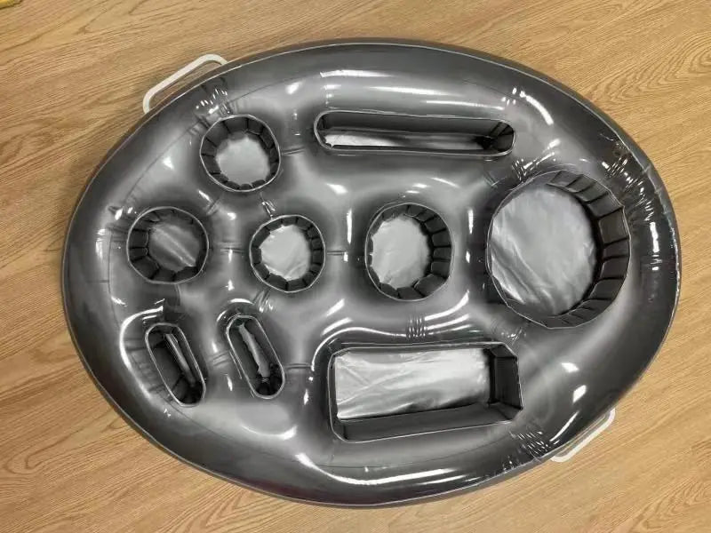 Plateau Gonflable Porte-Boissons pour Fêtes Piscine