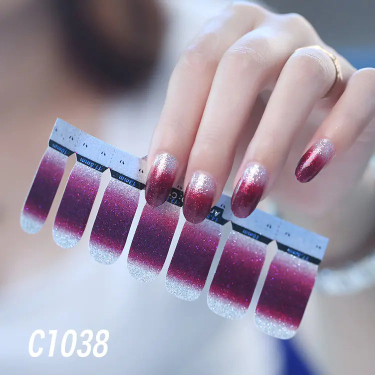 Autocollants pour Ongles, Gel Vernis à Ongles Pelable