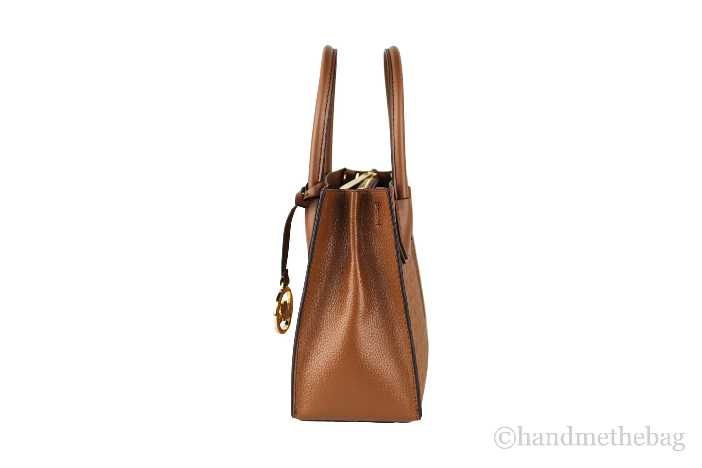 Michael Kors Mercer Medium Luggage Multi Leather Messenger Crossbody Handbag