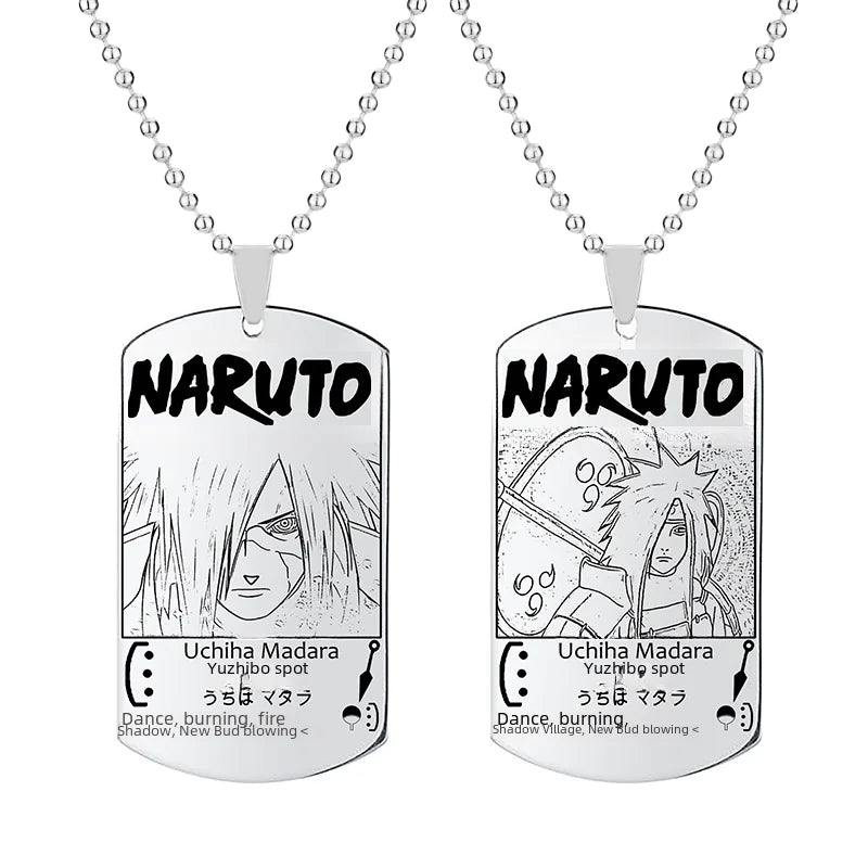 Collier Naruto Anime avec Pendentif Porte-clés Cadeau