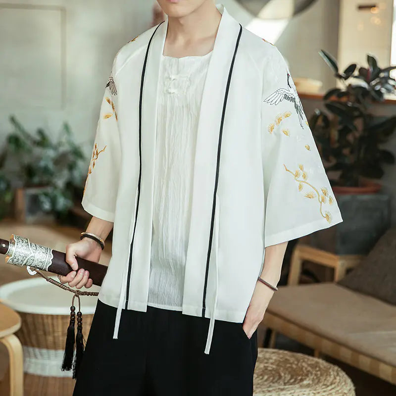 Chinese Style Retro Jacket for Young Men