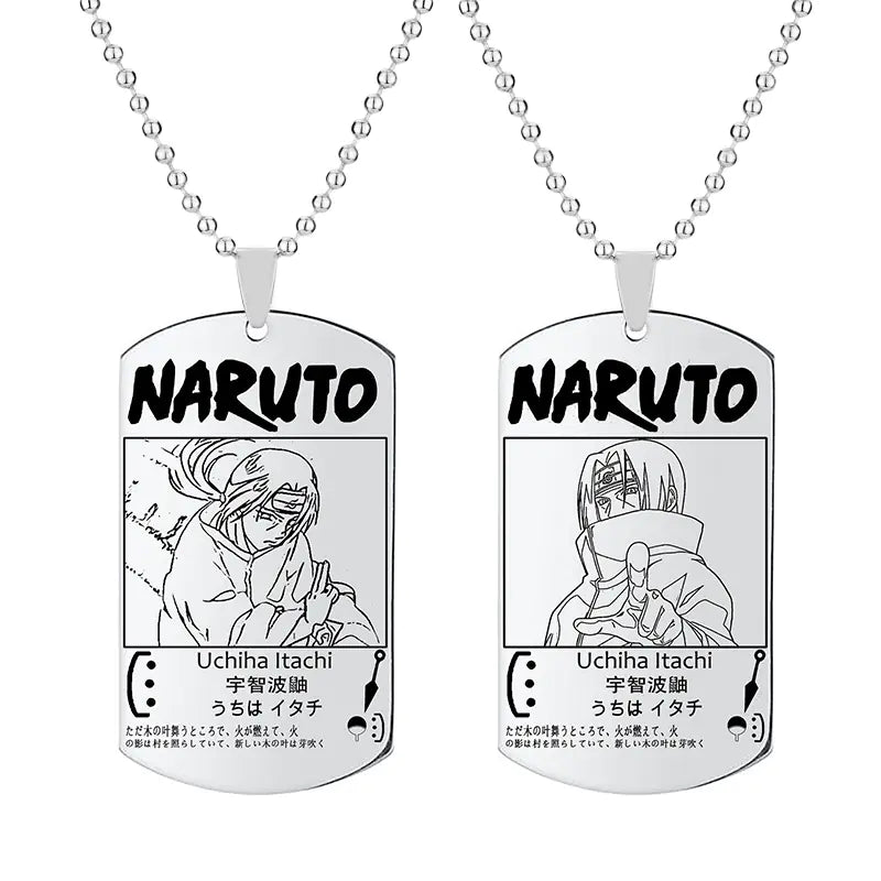 Collier Naruto Anime avec Pendentif Porte-clés Cadeau