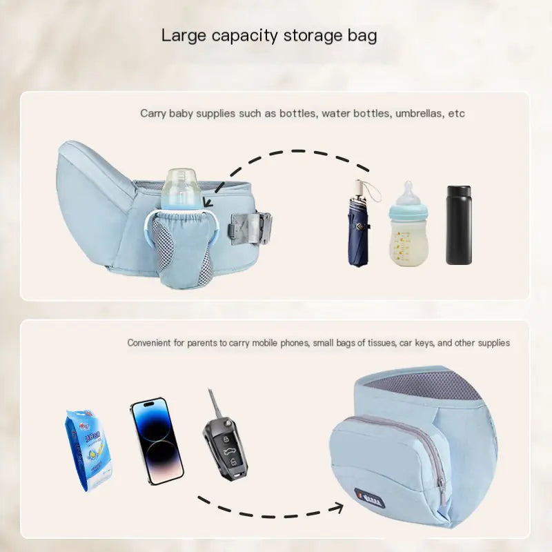 Porte-bébé Multifonctionnel, Écharpe de Portage, Bretelle
