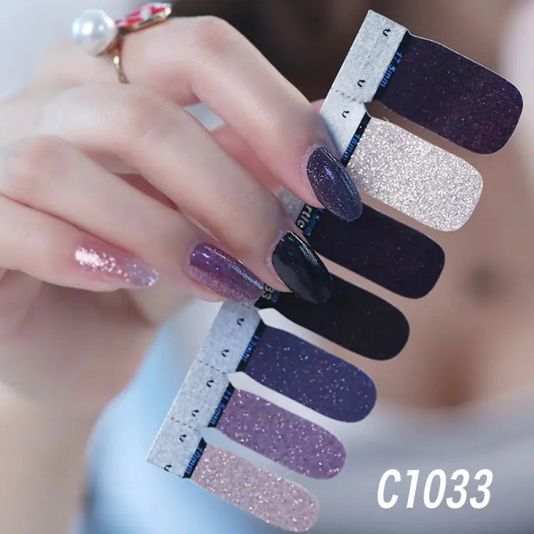 Autocollants pour Ongles, Gel Vernis à Ongles Pelable