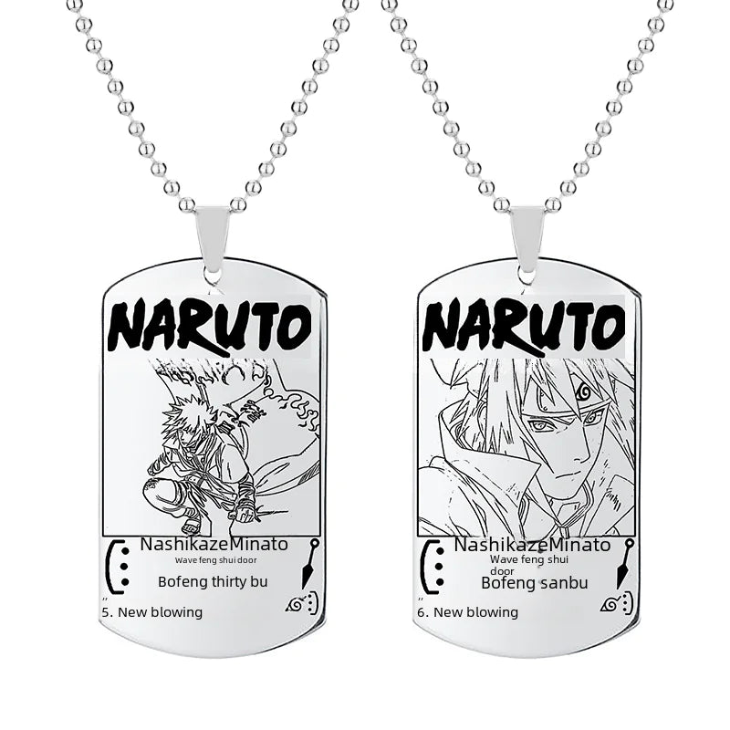 Collier Naruto Anime avec Pendentif Porte-clés Cadeau