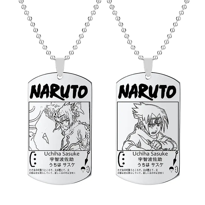 Collier Naruto Anime avec Pendentif Porte-clés Cadeau
