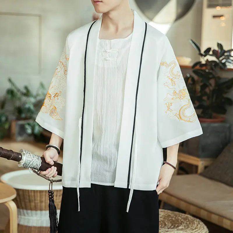 Chinese Style Retro Jacket for Young Men