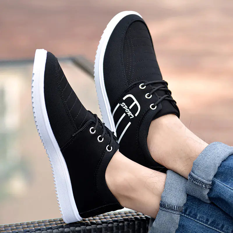 Casual Canvas Men's Shoes, Breathable Slip-Resistant Sneakers