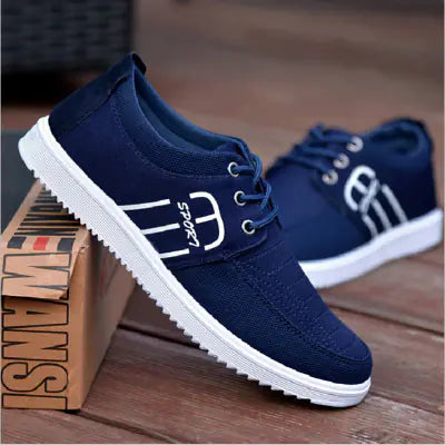Casual Canvas Men's Shoes, Breathable Slip-Resistant Sneakers