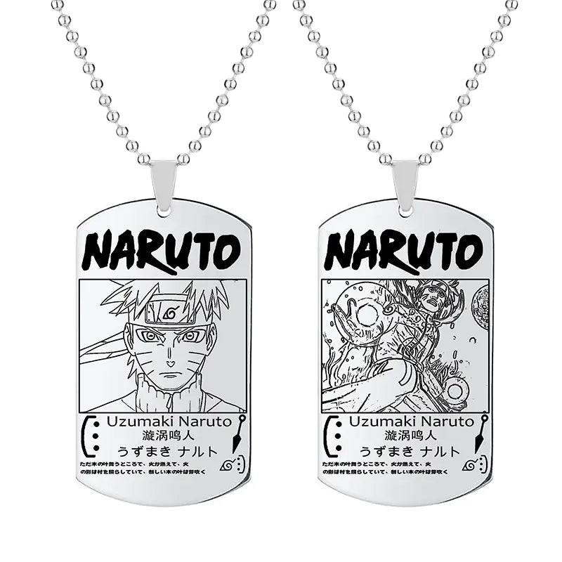 Collier Naruto Anime avec Pendentif Porte-clés Cadeau