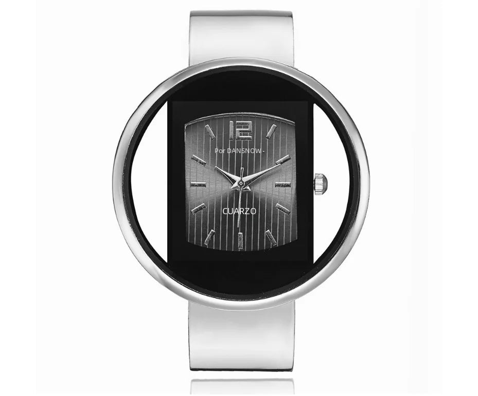 Fashionable Women's Steel Band Quartz Watch Bracelet