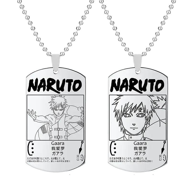 Collier Naruto Anime avec Pendentif Porte-clés Cadeau
