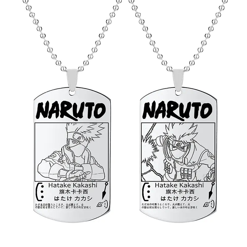 Collier Naruto Anime avec Pendentif Porte-clés Cadeau