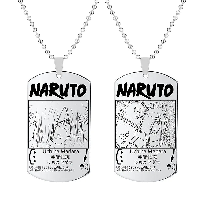 Collier Naruto Anime avec Pendentif Porte-clés Cadeau