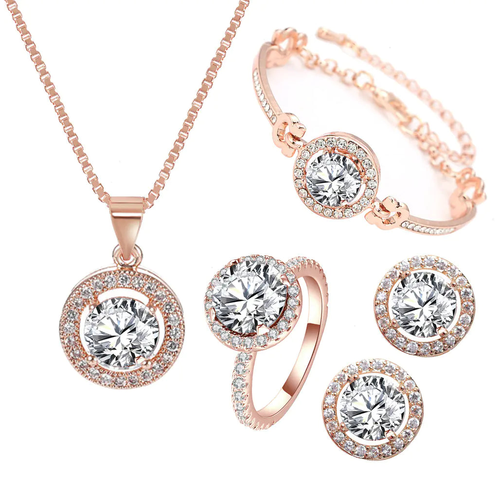 Fashionable Korean Alloy Women's Watch with Diamonds