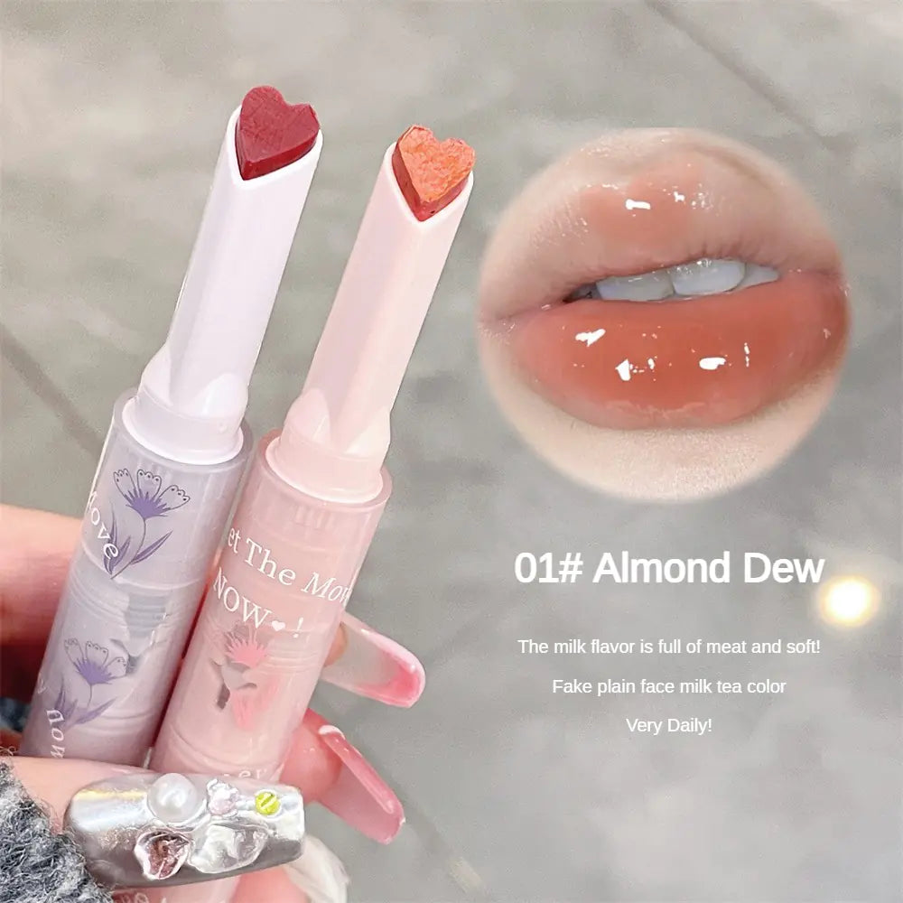 Flower Love Jelly Mirror Lipstick - Waterproof & Moisturizing