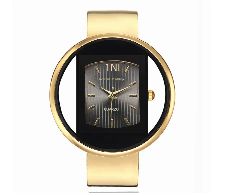 Fashionable Women's Steel Band Quartz Watch Bracelet