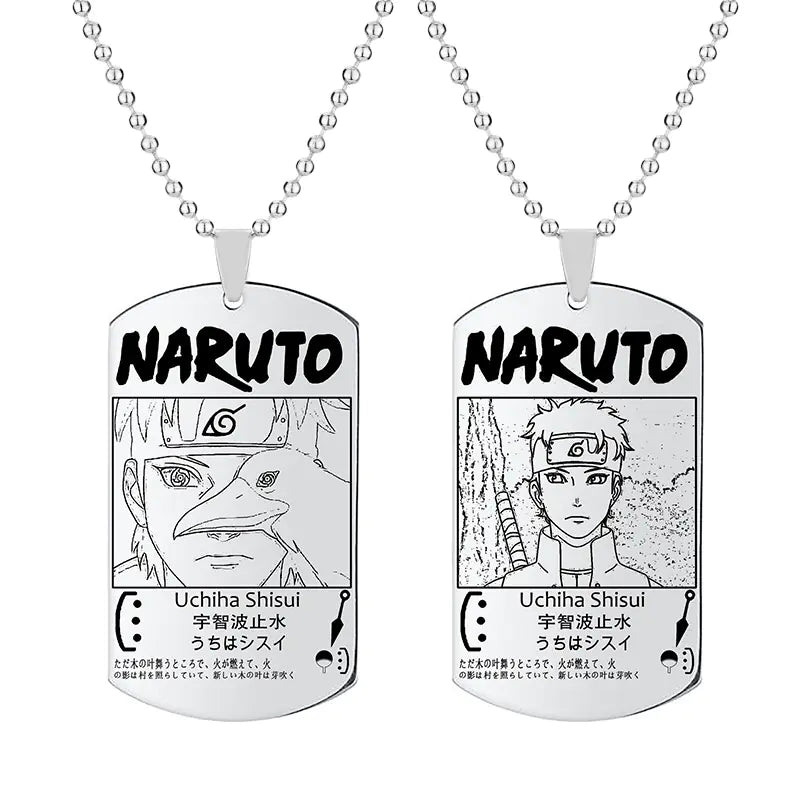 Collier Naruto Anime avec Pendentif Porte-clés Cadeau