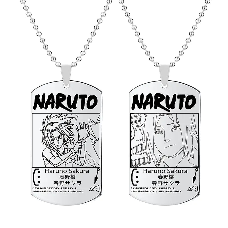 Collier Naruto Anime avec Pendentif Porte-clés Cadeau