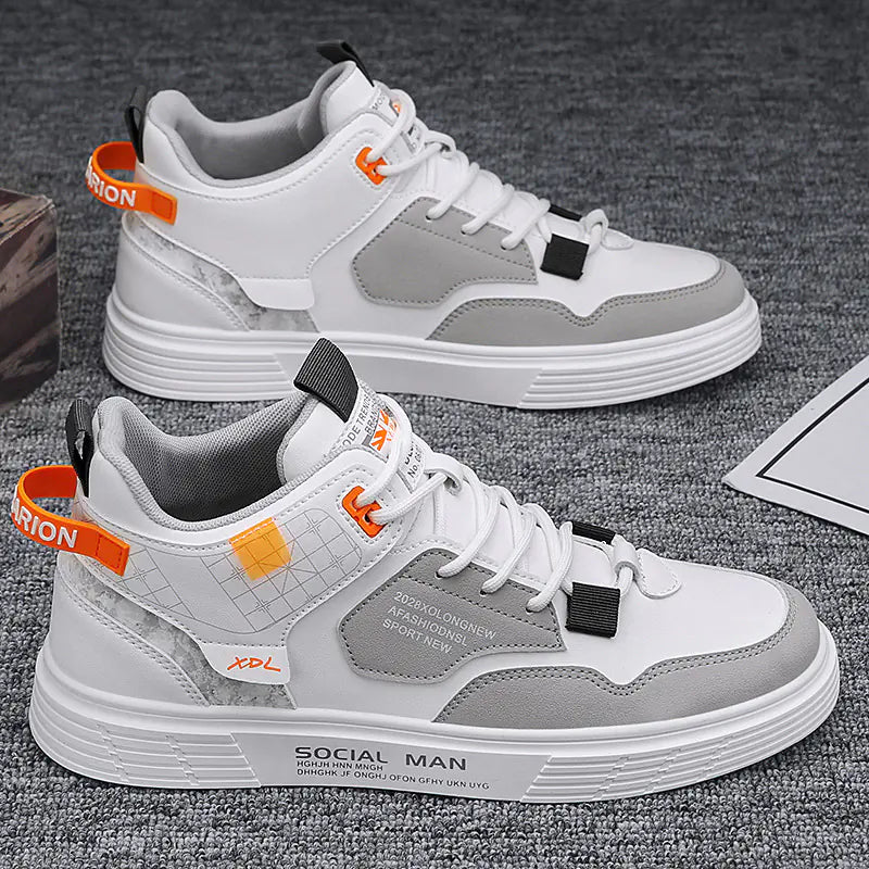 Trendy Mid-top Shock-absorbing Casual Men's Shoes
