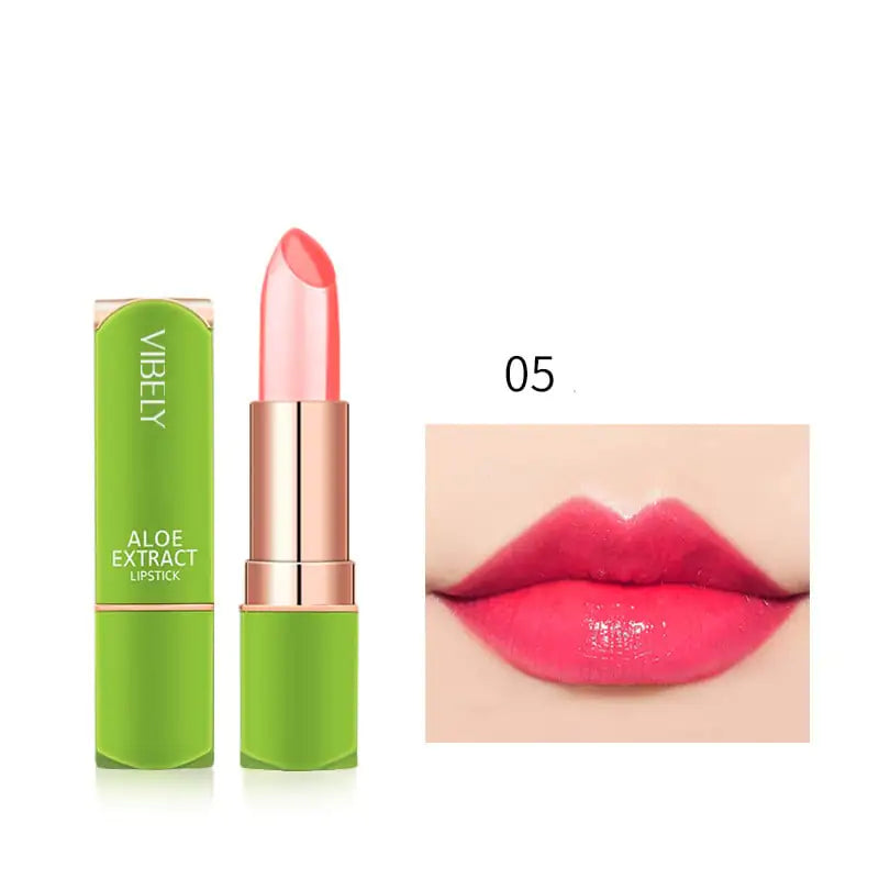 Rouge à Lèvres Gelée Changeant de Couleur avec Formule Hydratante