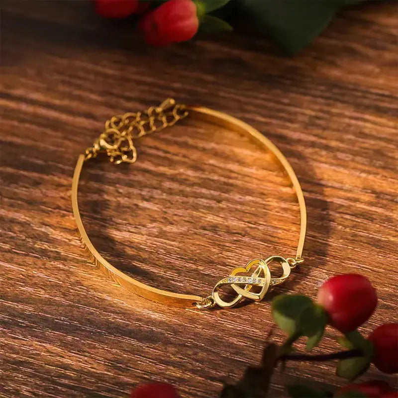 Bracelet Cœur Éternel - Accessoire Minimaliste Élégant