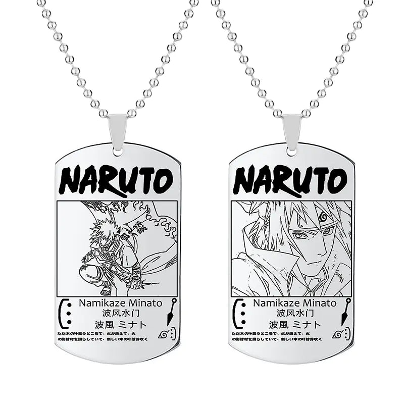 Collier Naruto Anime avec Pendentif Porte-clés Cadeau