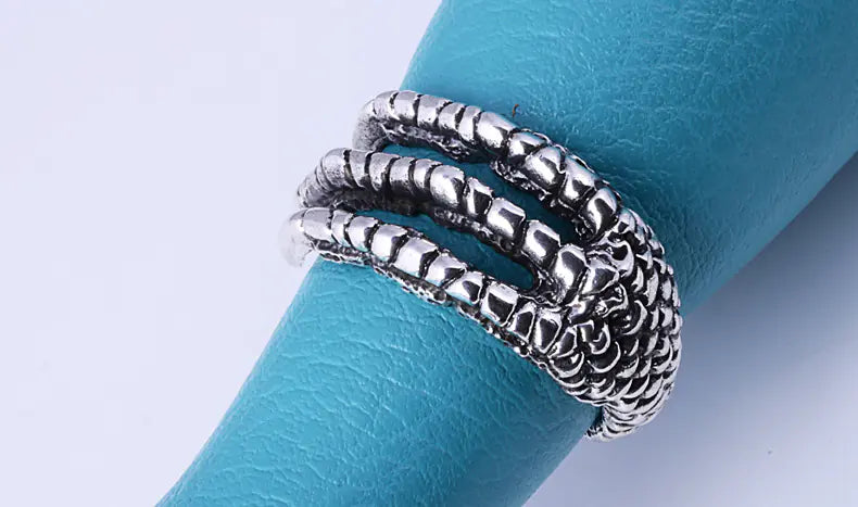 Vintage Eagle Claw Open Ring for Men (Pinkie Ring)