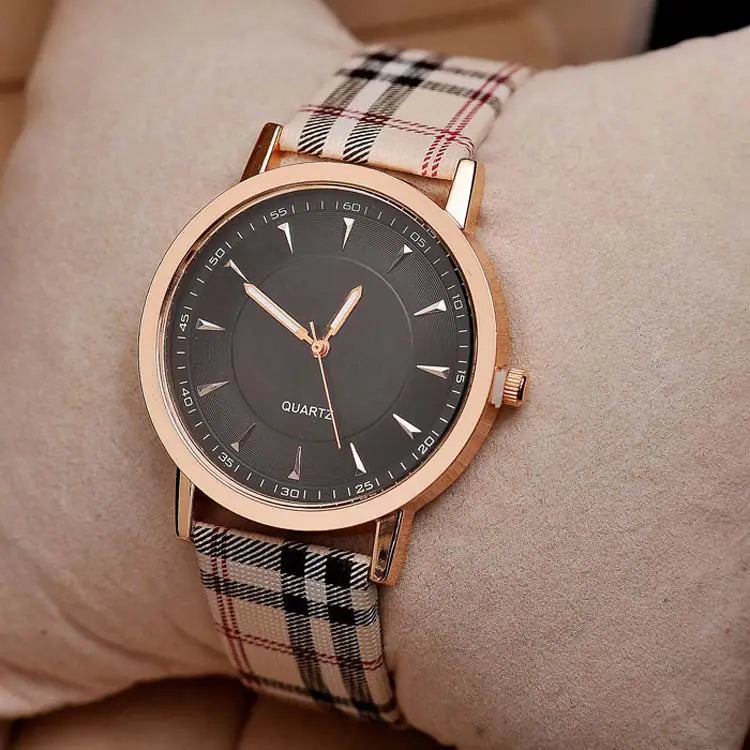 Stylish Minimalist Women's Watch with Markings